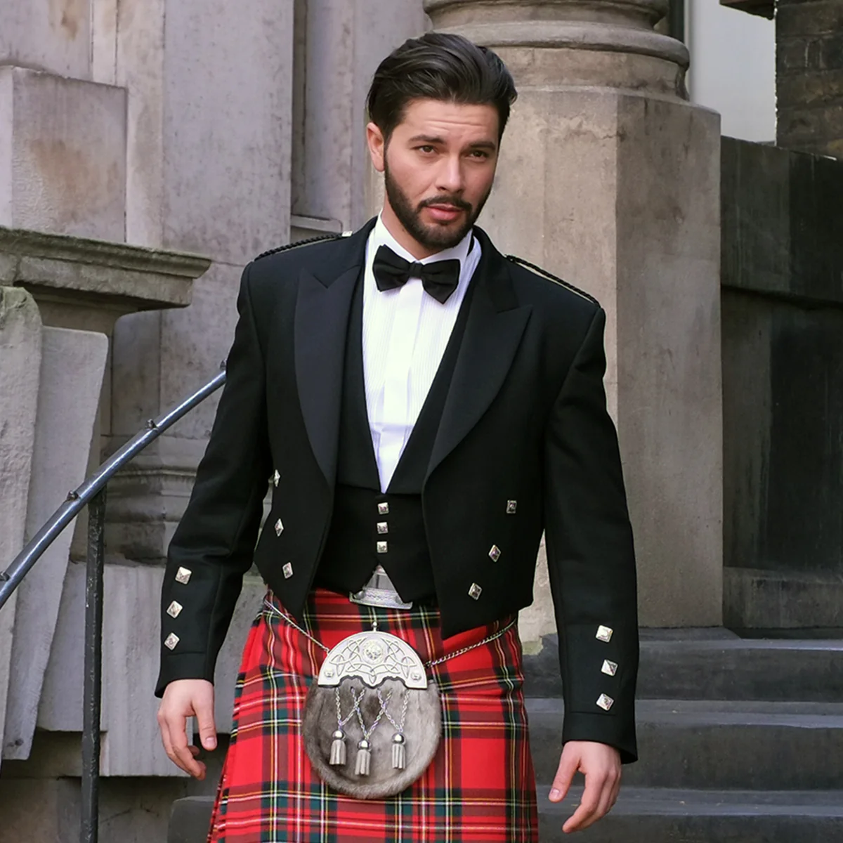 Prince Charlie Jacket with 3 button waistcoat - Image 3