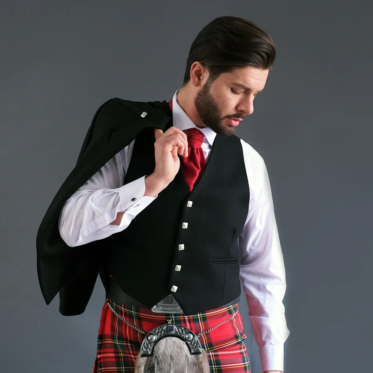 Prince Charlie Jacket with 5 button waistcoat - Image 4