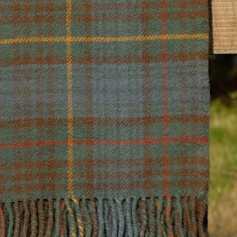 Pure Wool Blanket in Hunting Stewart Tartan - Image 3