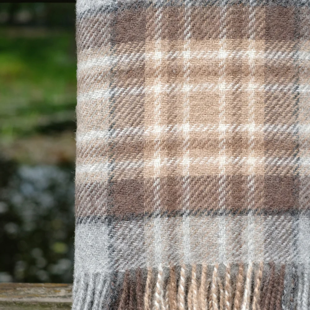 Pure Wool Blanket in Mackellar Tartan - Image 3
